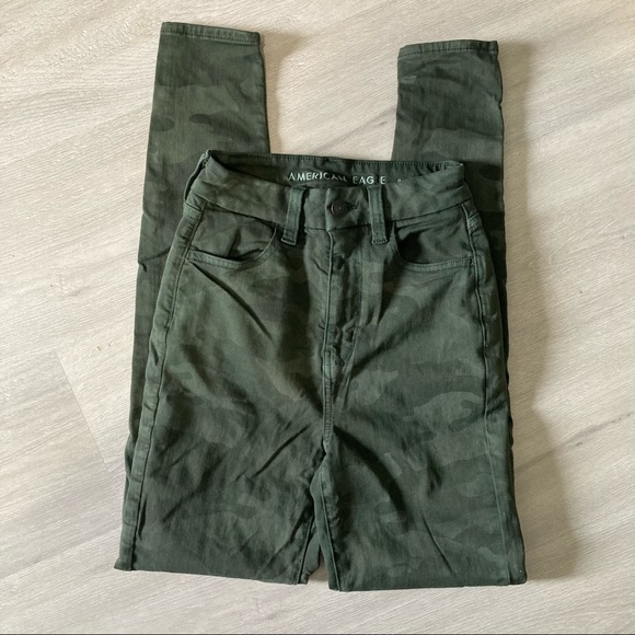 Camo green skinny jeans (brand new) - Picture 2 of 3